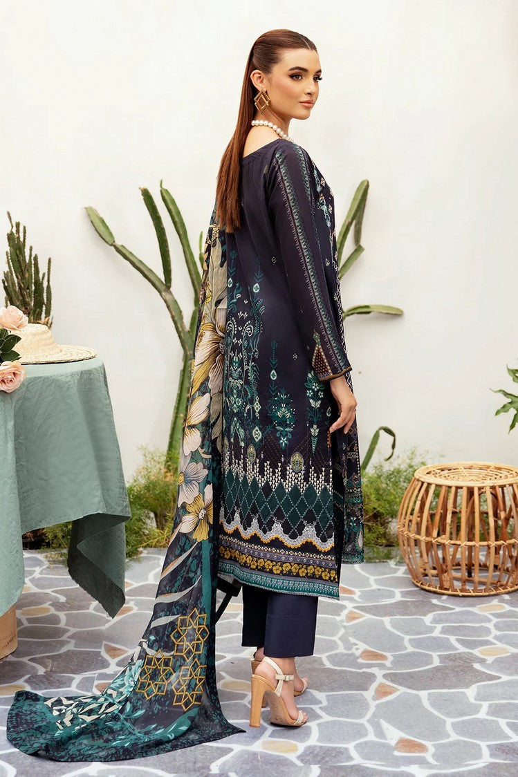 Picture of Ramsha -L 1207 Mashaal Luxury Lawn Collection Vol 12 - Available at Raja Sahib