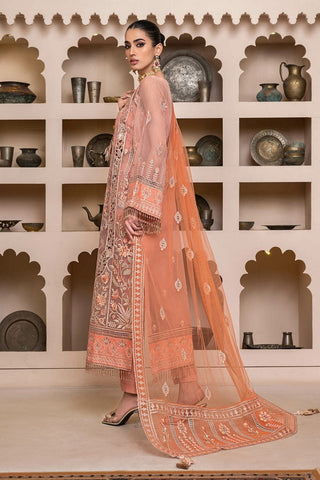 Picture of Janique - JJ Embelished Luxury Collection - D 01 Delight Pink - Unstitched - Available at Raja Sahib