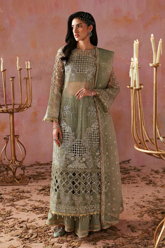 Picture of Sardinia - Tara Festive Collection - D-06 Sage - Unstitched - Available at Raja Sahib