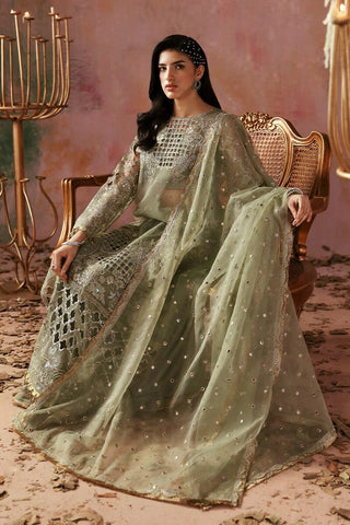 Picture of Sardinia - Tara Festive Collection - D-06 Sage - Unstitched - Available at Raja Sahib