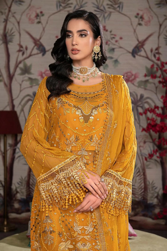 Picture of Janique - JJ Embelished Luxury Chiffon Collection Vol 3 - D 023 - Unstitched - Available at Raja Sahib