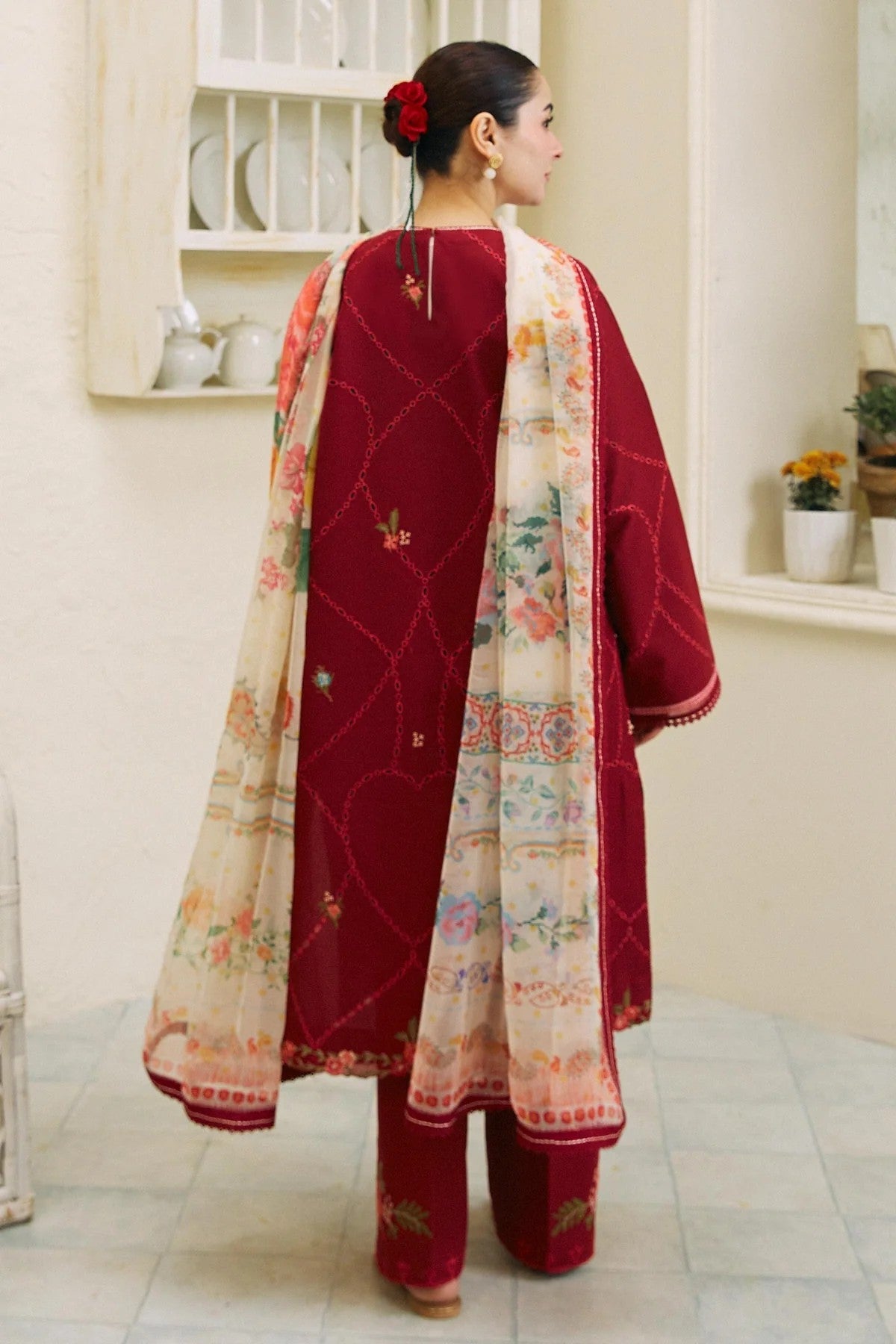 Picture of Zara Shahjahan - 10B RUHI Coco Embroidered Lawn Collection - Available at Raja Sahib