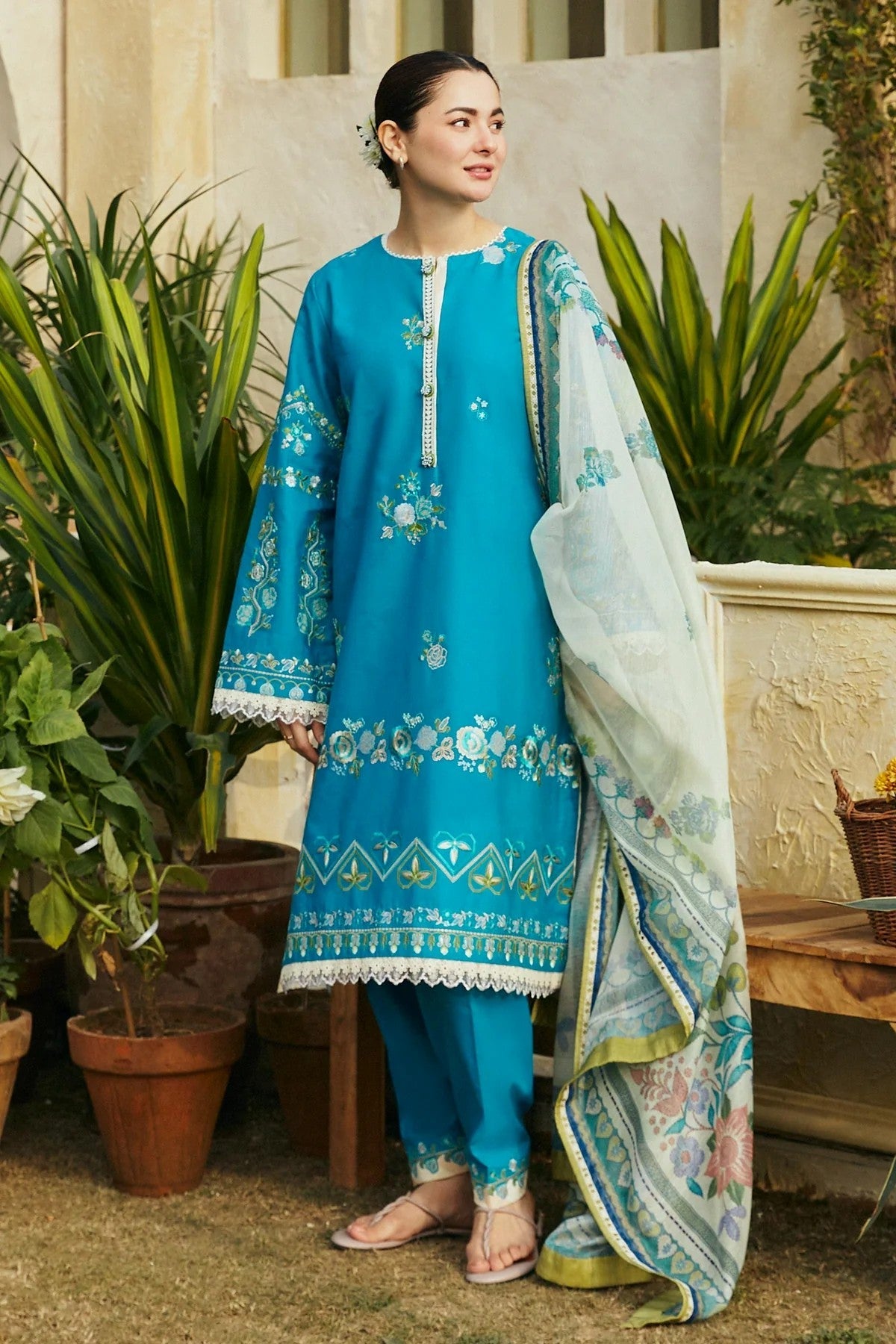 Picture of Zara Shahjahan - 8B ZOYA Coco Embroidered Lawn Collection - Available at Raja Sahib