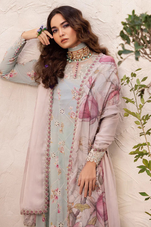 Picture of Iznik - DL 10 Mirage Dahlia Embroidered Lawn Collection - Available at Raja Sahib