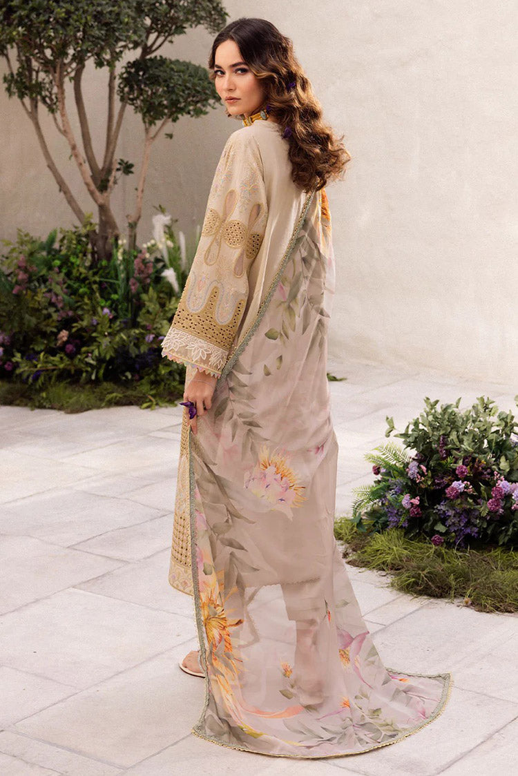 Picture of Iznik - DL 03 Cascade Dahlia Embroidered Lawn Collection - Available at Raja Sahib