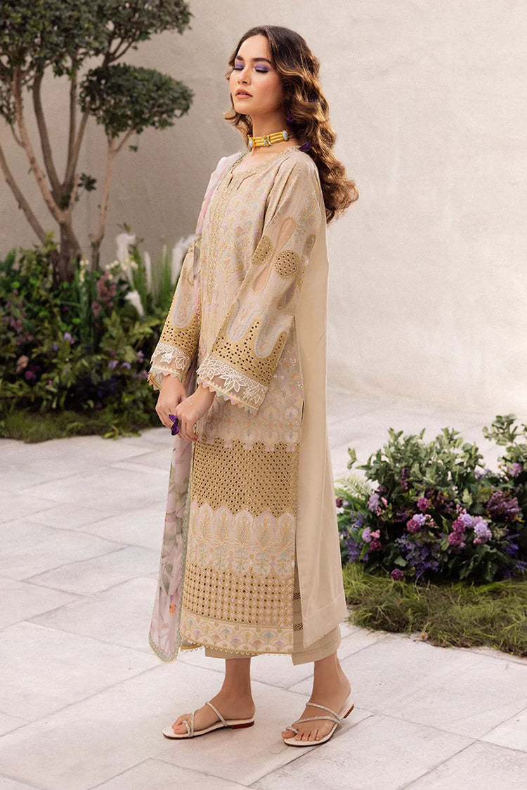 Picture of Iznik - DL 03 Cascade Dahlia Embroidered Lawn Collection - Available at Raja Sahib