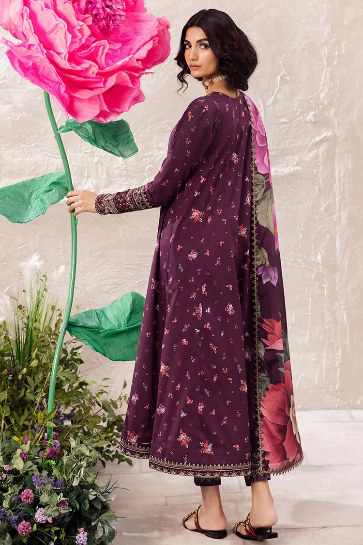 Picture of Iznik - DL 06 Tranquil Dahlia Embroidered Lawn Collection - Available at Raja Sahib