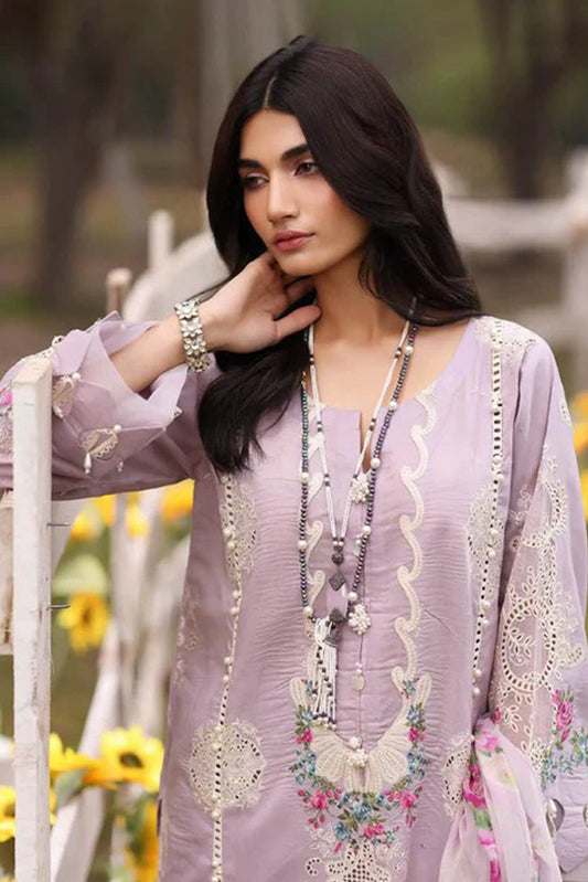 Picture of Kahf - KFL 08B Elaya Festive Lawn Collection - Available at Raja Sahib