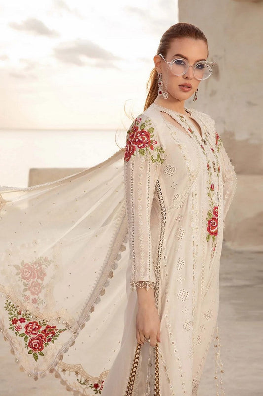 Picture of Maria B - Design 12A Voyage A Luxe Tunisia Luxury Lawn Collection - Available at Raja Sahib