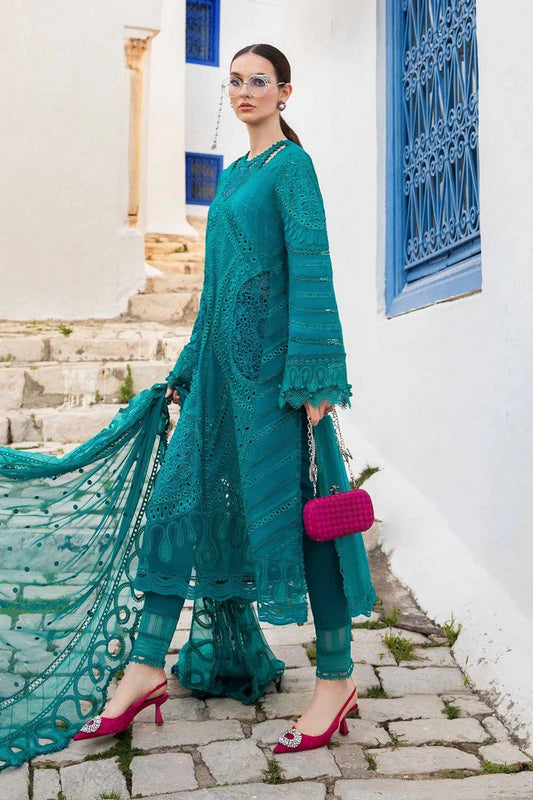 Picture of Maria B - Design 2A Voyage A Luxe Tunisia Luxury Lawn Collection - Available at Raja Sahib