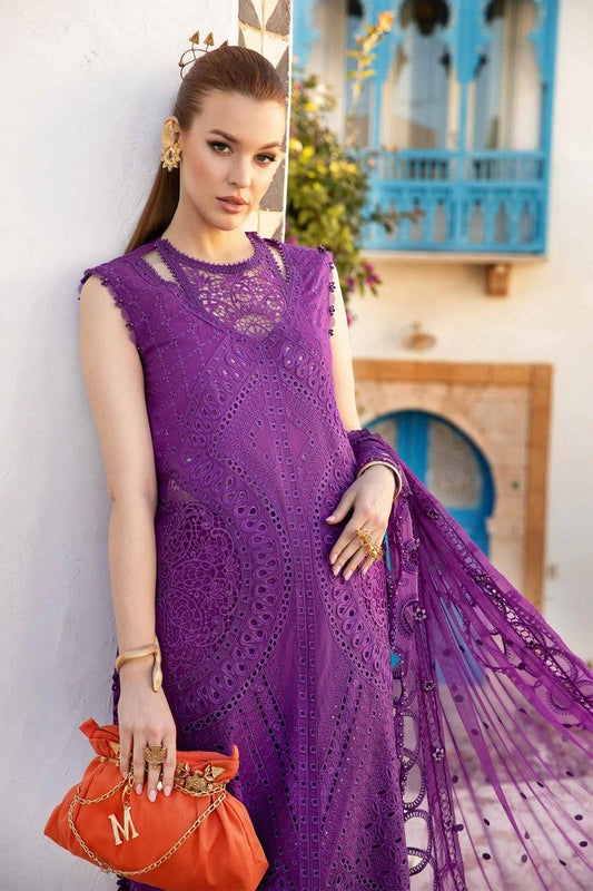 Picture of Maria B - Design 2B Voyage A Luxe Tunisia Luxury Lawn Collection - Available at Raja Sahib