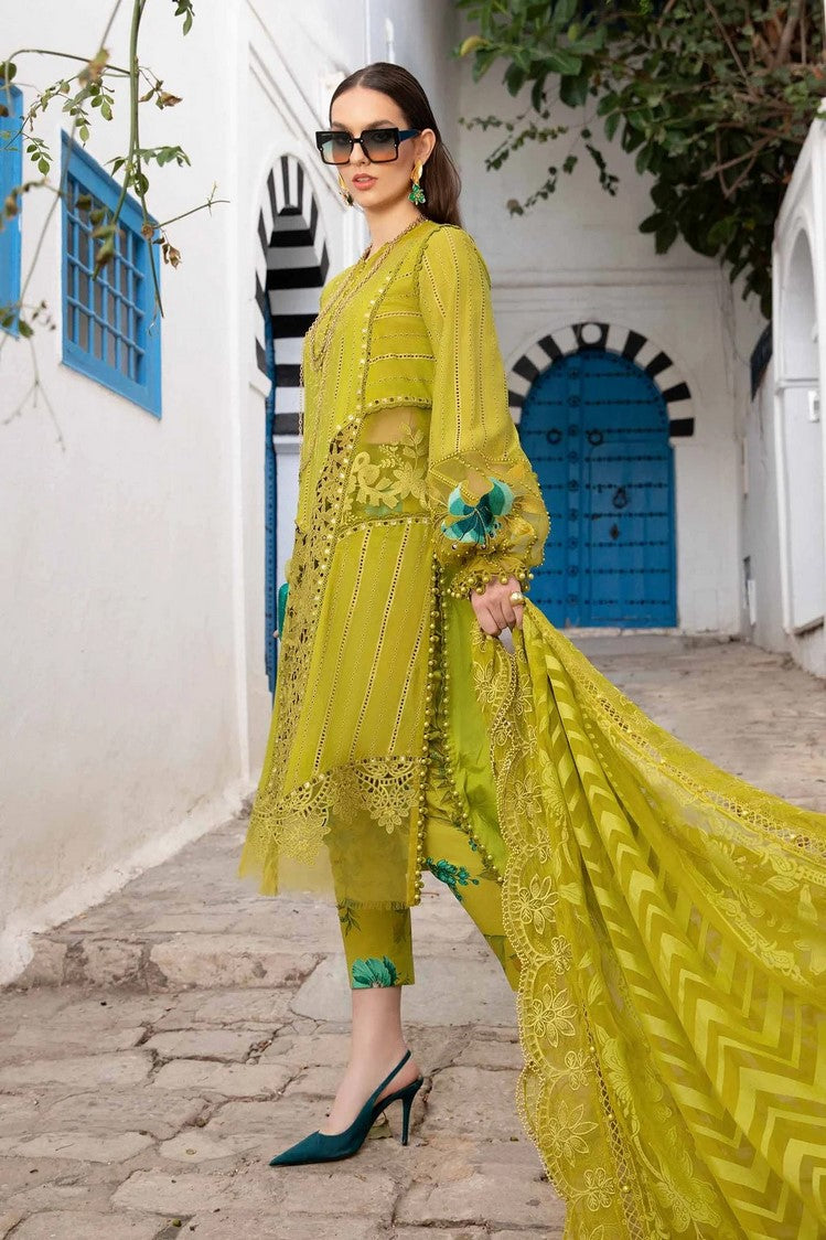 Picture of Maria B - Design 8A Voyage A Luxe Tunisia Luxury Lawn Collection - Available at Raja Sahib