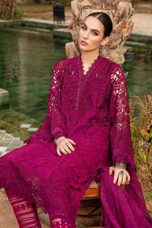 Picture of Maria B - Design 9B Voyage A Luxe Tunisia Luxury Lawn Collection - Available at Raja Sahib