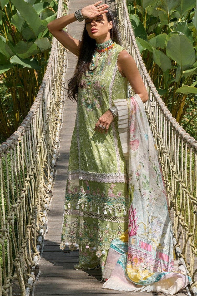 Picture of Ansab Jahangir - AJ LL 24 02 Lotus Pod Zoha Luxury Lawn Collection - Available at Raja Sahib