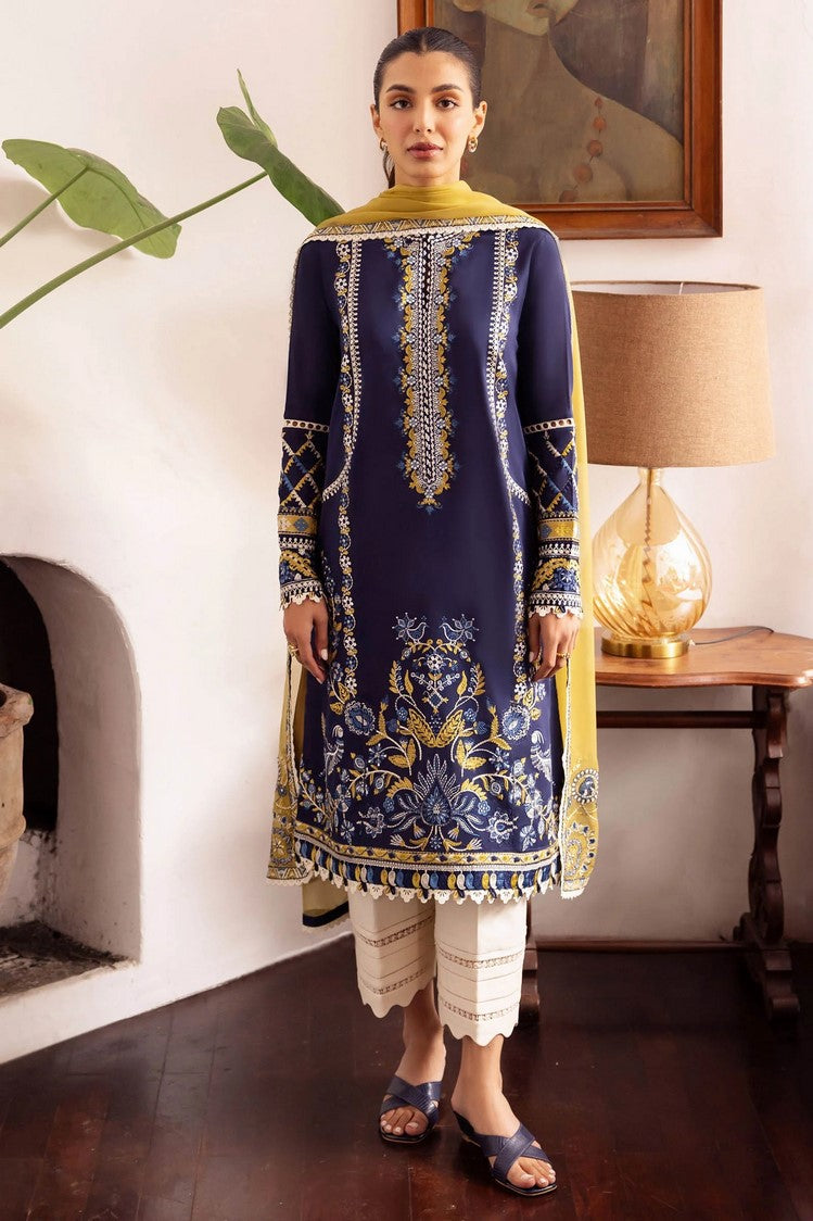 Picture of Zaha - ZL 24 11A VEJAH Spring Summer Lawn Collection - Available at Raja Sahib