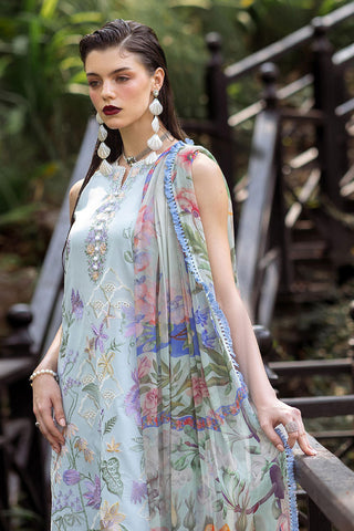 RNZ 03A Daisy Dahlia Embroidered Lawn Collection