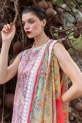 RNZ 04B Peony Dahlia Embroidered Lawn Collection