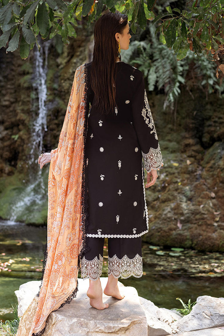 Picture of Roheenaz - RNZ 05B Celandine Dahlia Embroidered Lawn Collection - Available at Raja Sahib