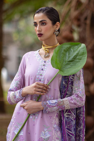RNZ 06A Hyacinth Dahlia Embroidered Lawn Collection