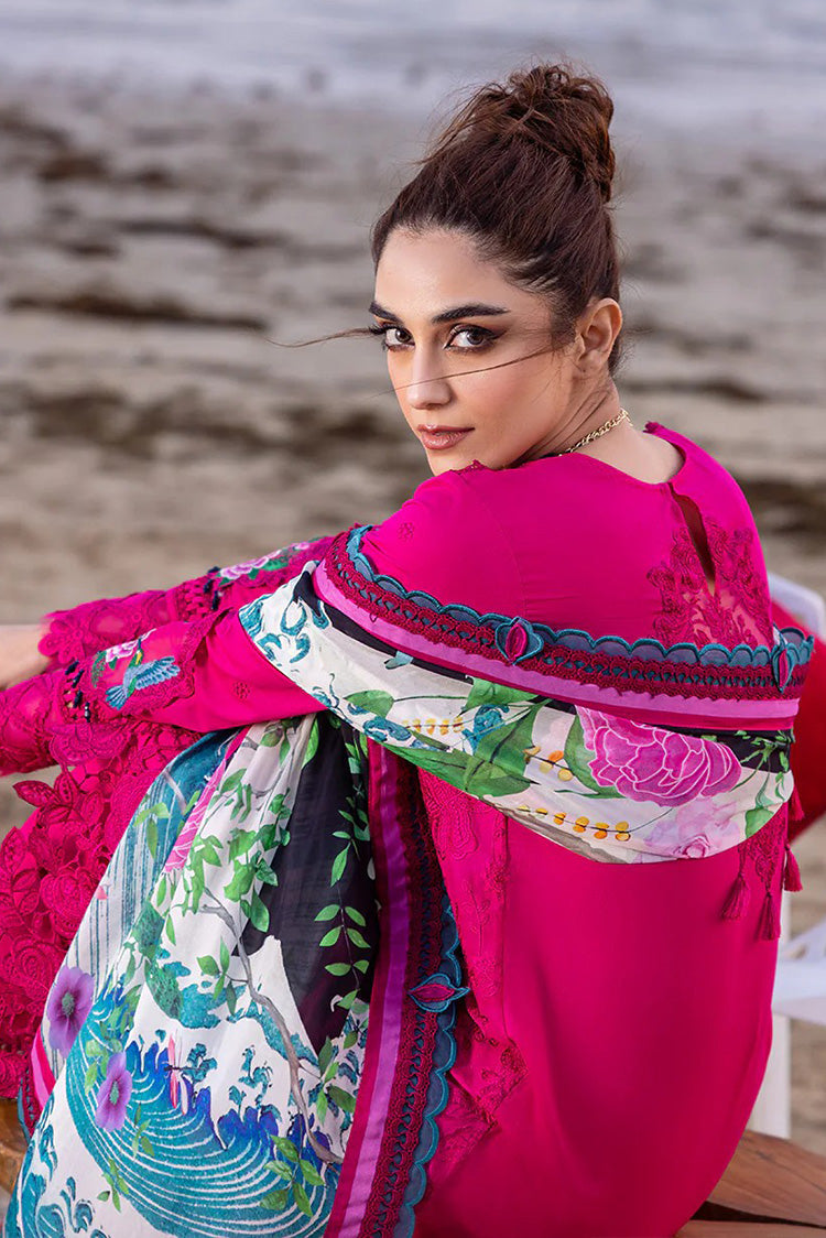 Picture of Saira Rizwan - DAMASK SRLL24 08 Luxury Lawn Collection - Available at Raja Sahib