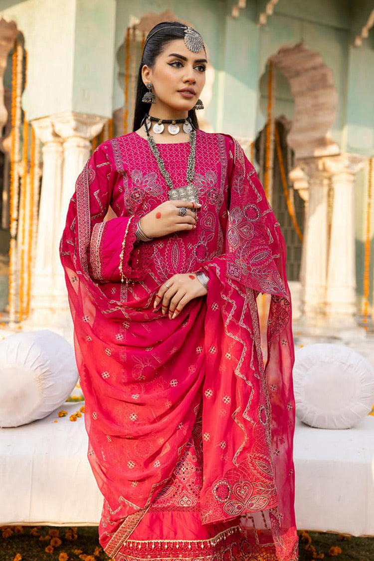 Picture of Shaista - Design 513 Supreme Premium Embroidered Lawn Collection - Available at Raja Sahib