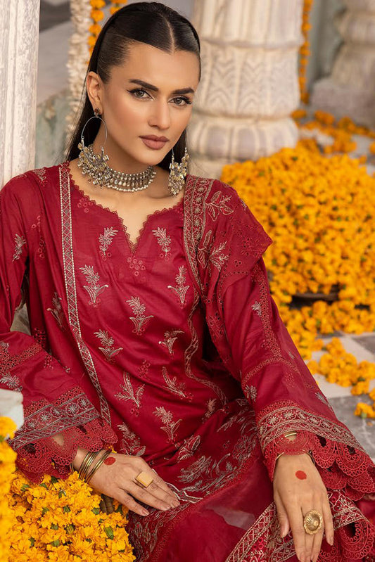 Picture of Shaista - Design 517 Supreme Premium Embroidered Lawn Collection - Available at Raja Sahib