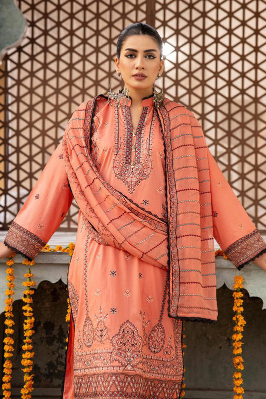 Picture of Shaista - Design 521 Supreme Premium Embroidered Lawn Collection - Available at Raja Sahib