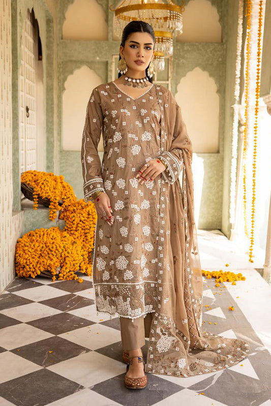 Picture of Shaista - Design 522 Supreme Premium Embroidered Lawn Collection - Available at Raja Sahib