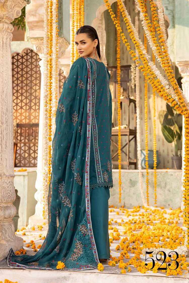 Picture of Shaista - Design 523 Supreme Premium Embroidered Lawn Collection - Available at Raja Sahib