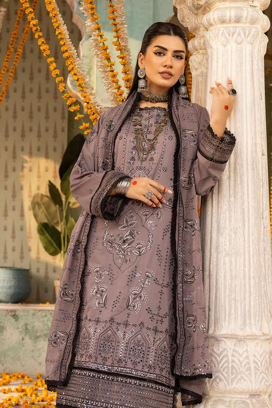 Picture of Shaista - Design 524 Supreme Premium Embroidered Lawn Collection - Available at Raja Sahib