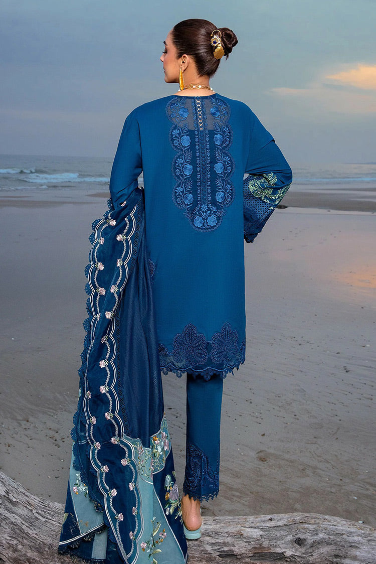 Picture of Saira Shakira by Crimson - Ulysses Midnight Saira Shakira Luxury Lawn Collection - Available at Raja Sahib