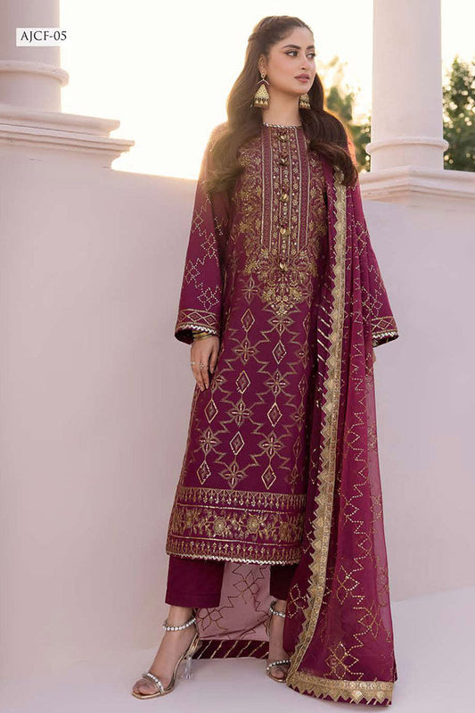 Picture of Asim Jofa - AJCF 05 Dhanak Rang Collection - Available at Raja Sahib