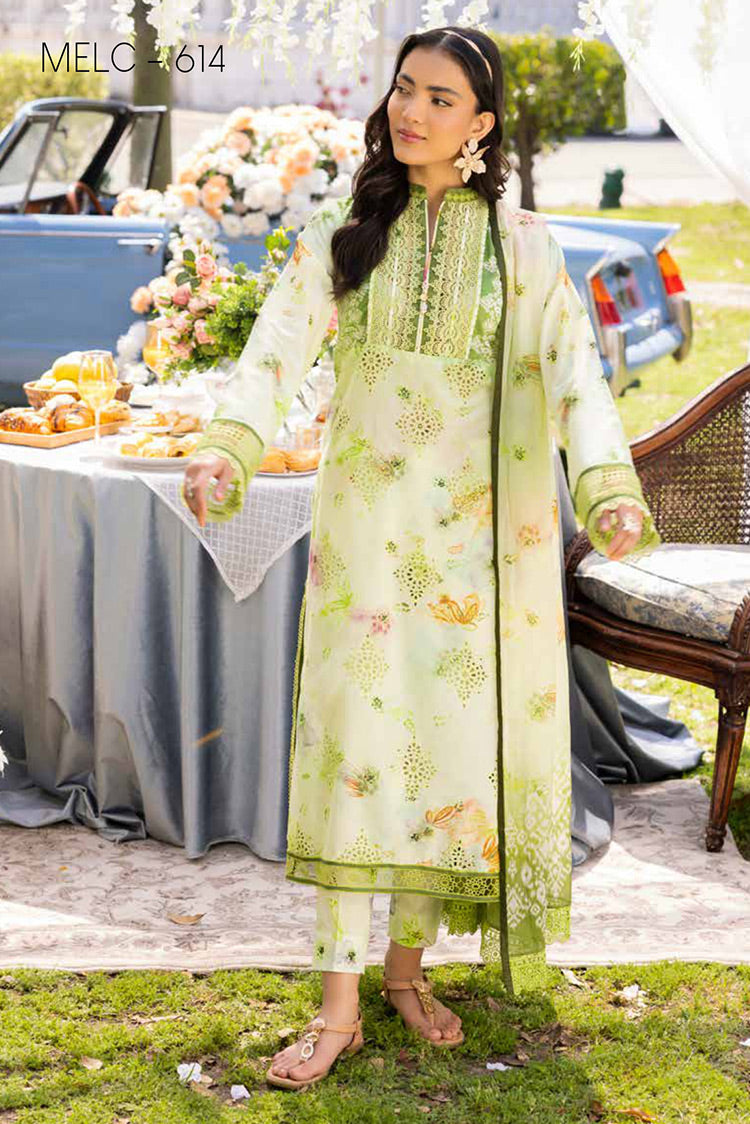 Picture of Muscari - MELC 614 Luxury Embroidered Lawn Collection Vol 2 - Available at Raja Sahib