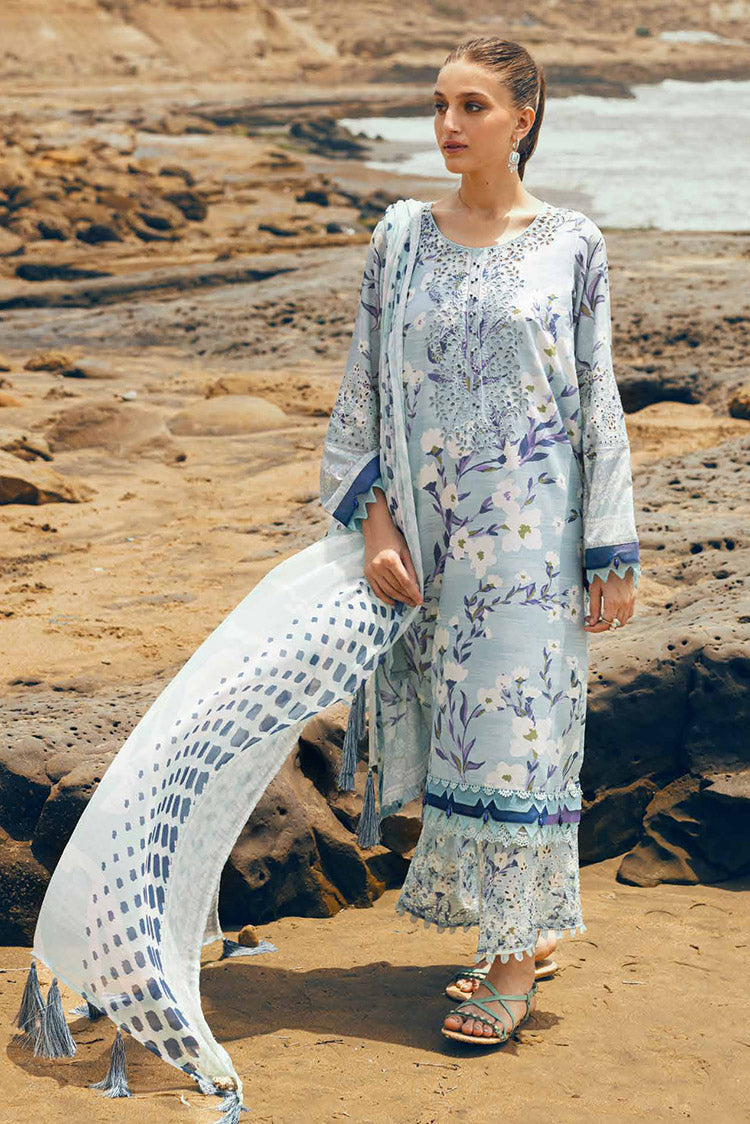 Picture of Nureh - NSG 151 Gardenia Embroidered Chikankari Lawn Collection Vol 2 - Available at Raja Sahib