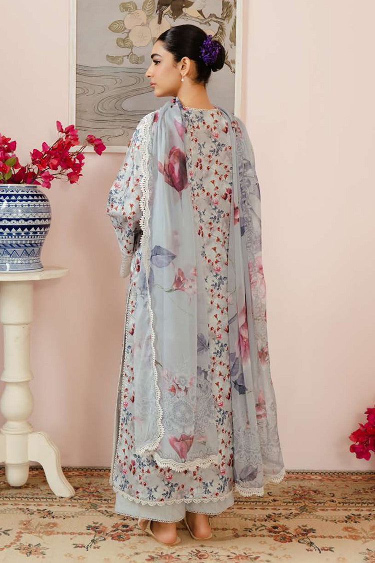 Picture of Afrozeh - Evora AL 24 V3 04 Malina Embroidered Lawn Collection Vol 3 - Available at Raja Sahib