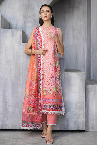RNZ 04A Radiant Rose Azalea Printed Lawn Collection