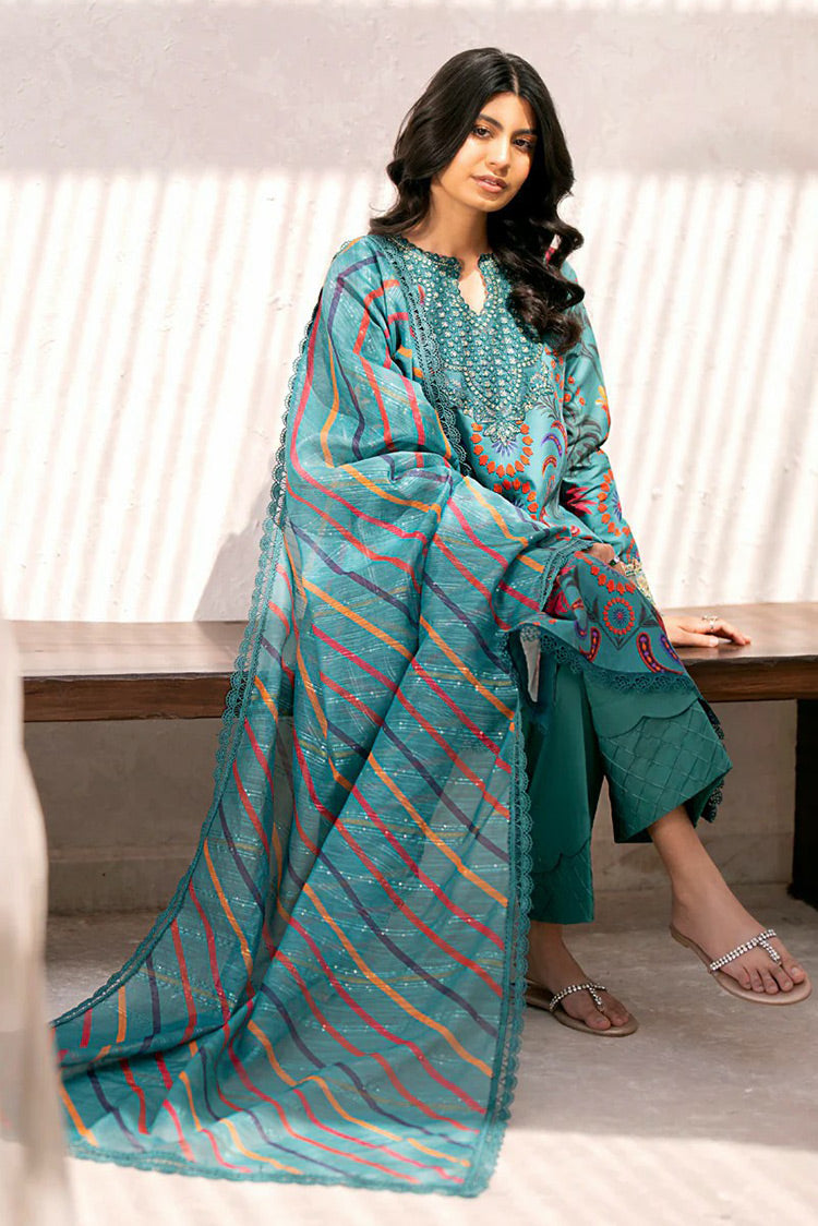 Picture of Xenia - 05 Sorsu Summer Soiree Embroidered Lawn Collection Vol 2 - Available at Raja Sahib