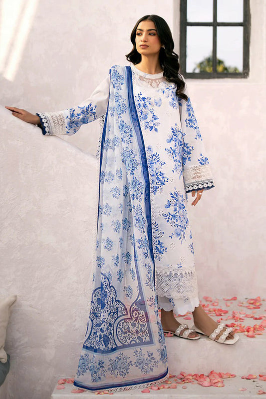 Picture of Xenia - 09 Grasse Summer Soiree Embroidered Lawn Collection Vol 2 - Available at Raja Sahib