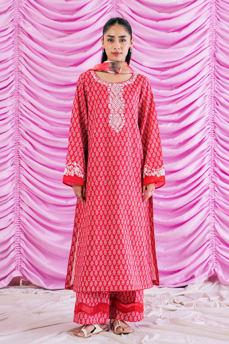 Picture of Ayzel - Dina AZL-24-V3-08 Rinesa Embroidered Lawn Collection - Available at Raja Sahib