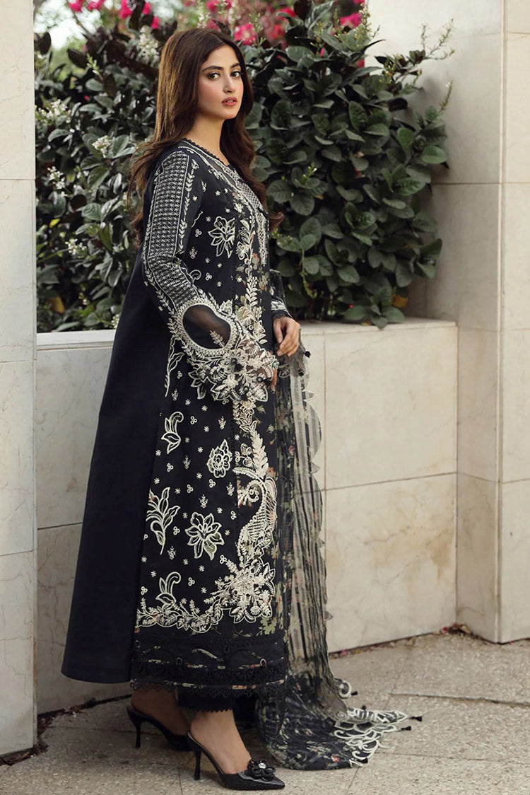 Picture of Qalamkar - PS 07 HAMNA Festive Lawn Collection - Available at Raja Sahib