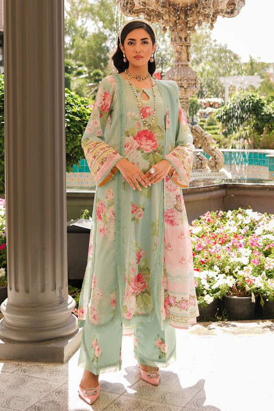 Picture of Elaf - EEP 01A Frostie Prints 2024 Printed Lawn Collection - Available at Raja Sahib