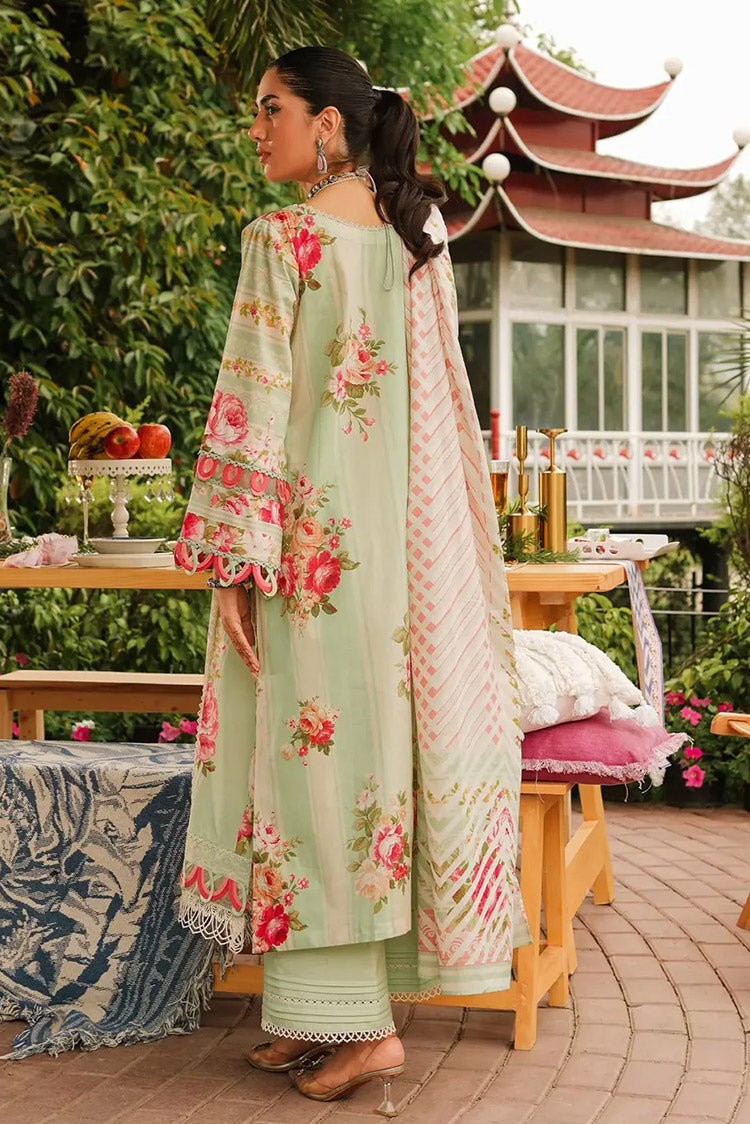 Picture of Elaf - EEP 05A Mint To Be Prints 2024 Printed Lawn Collection - Available at Raja Sahib