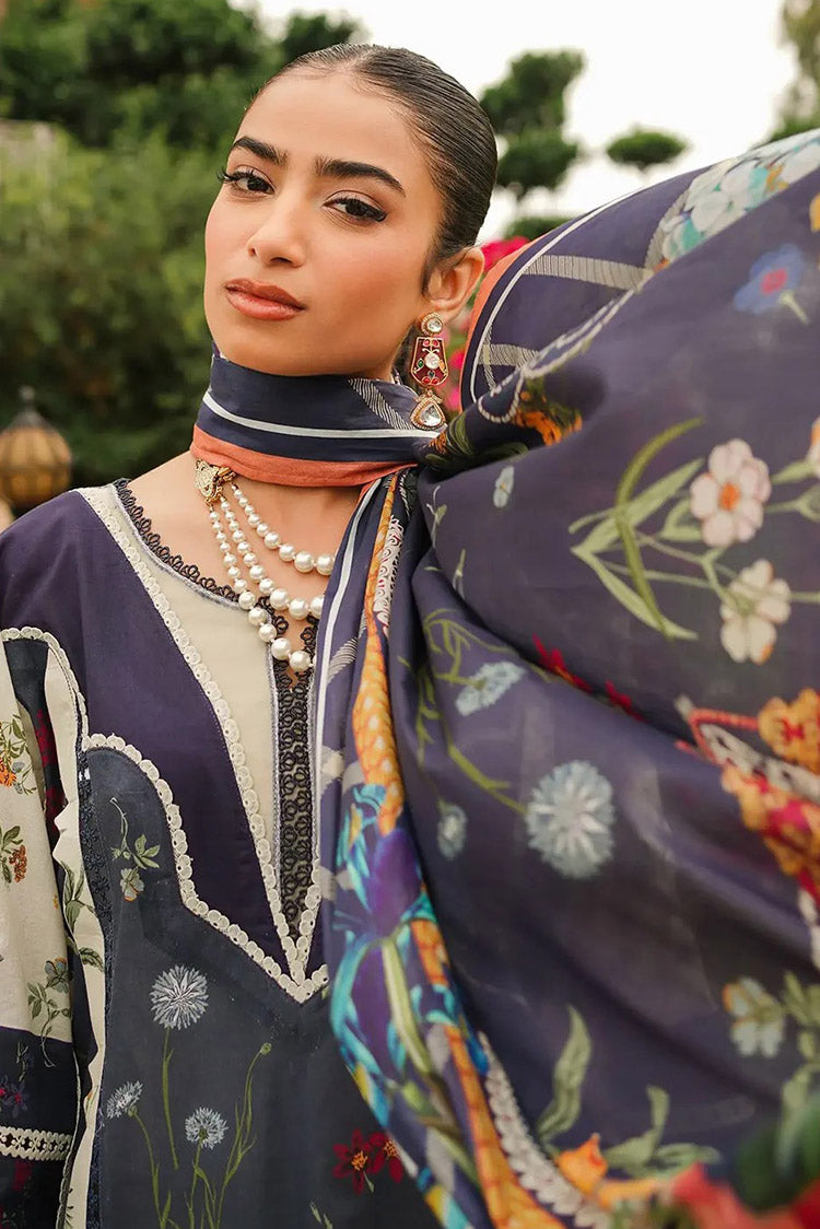 Picture of Elaf - EEP 08B Breeze Together Prints 2024 Printed Lawn Collection - Available at Raja Sahib