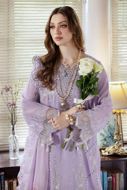 Picture of Nureh - NE 81 Mademoiselle Embroidered Swiss Voil Collection - Available at Raja Sahib