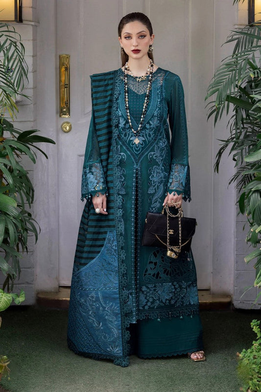 Picture of Nureh - NE 82 Mademoiselle Embroidered Swiss Voil Collection - Available at Raja Sahib