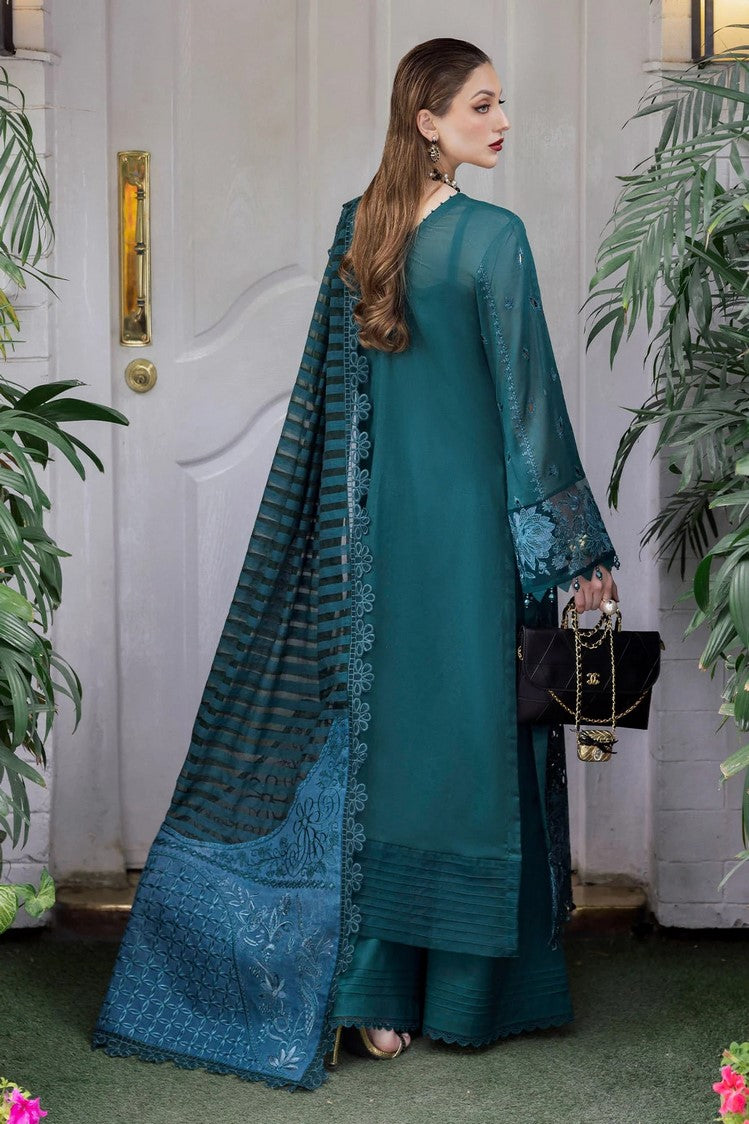 Picture of Nureh - NE 82 Mademoiselle Embroidered Swiss Voil Collection - Available at Raja Sahib