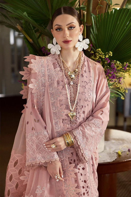 Picture of Nureh - NE 83 Mademoiselle Embroidered Swiss Voil Collection - Available at Raja Sahib