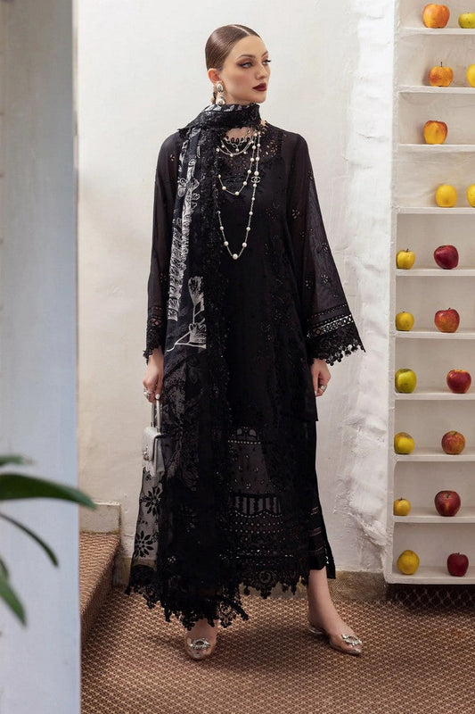 Picture of Nureh - NE 84 Mademoiselle Embroidered Swiss Voil Collection - Available at Raja Sahib