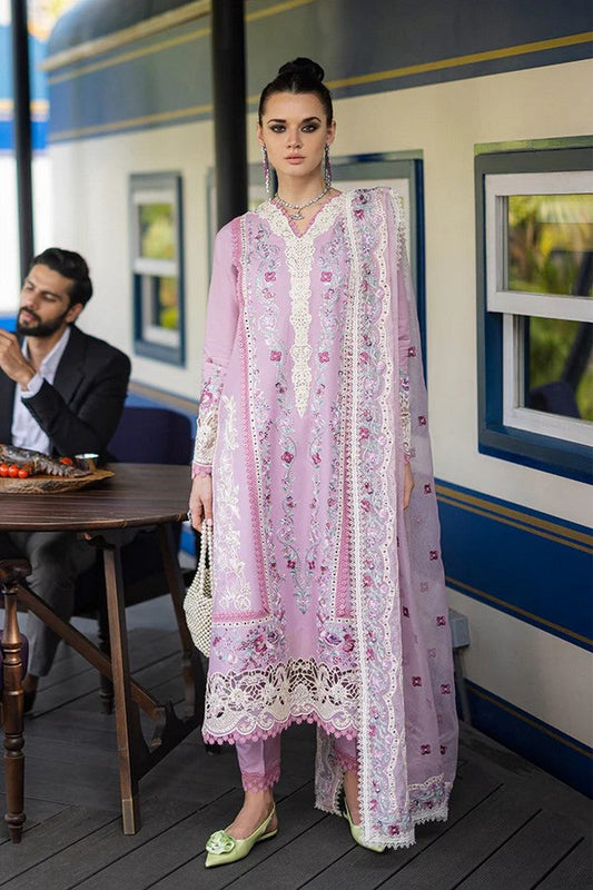 Picture of Mushq - MSF 06 Raffine Orient Express Luxury Lawn Collection - Available at Raja Sahib