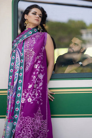 Picture of Mushq - MSF 09 Orientella Orient Express Luxury Lawn Collection - Available at Raja Sahib